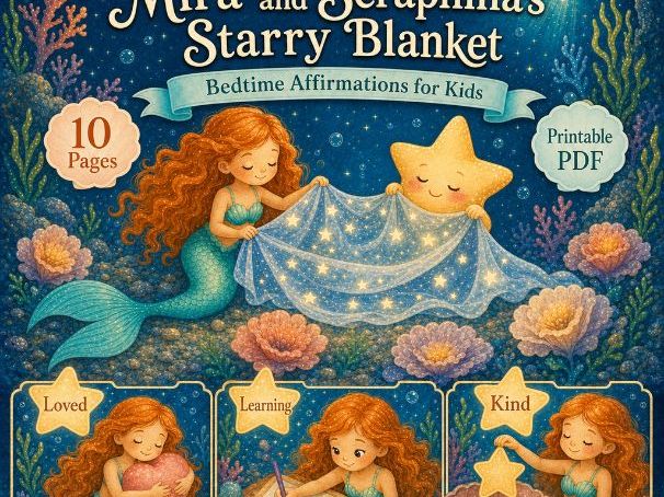 Bedtime Affirmations for Kids Printable