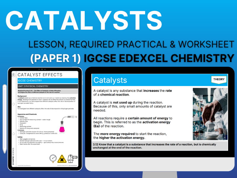Catalysts – Lesson, Required Practical & Worksheet