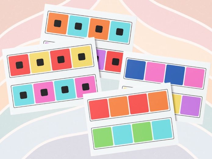 Maths - Repeating Pattern Cube Cards
