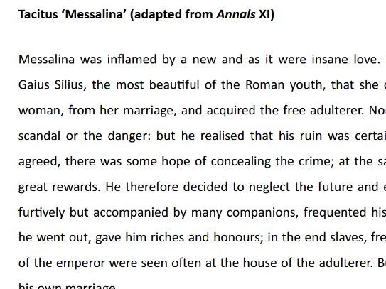 Messalina translation