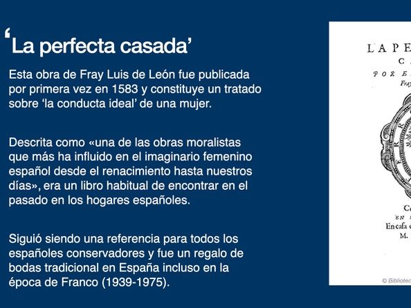 La vida para las mujeres bajo el franquismo / la dictadura