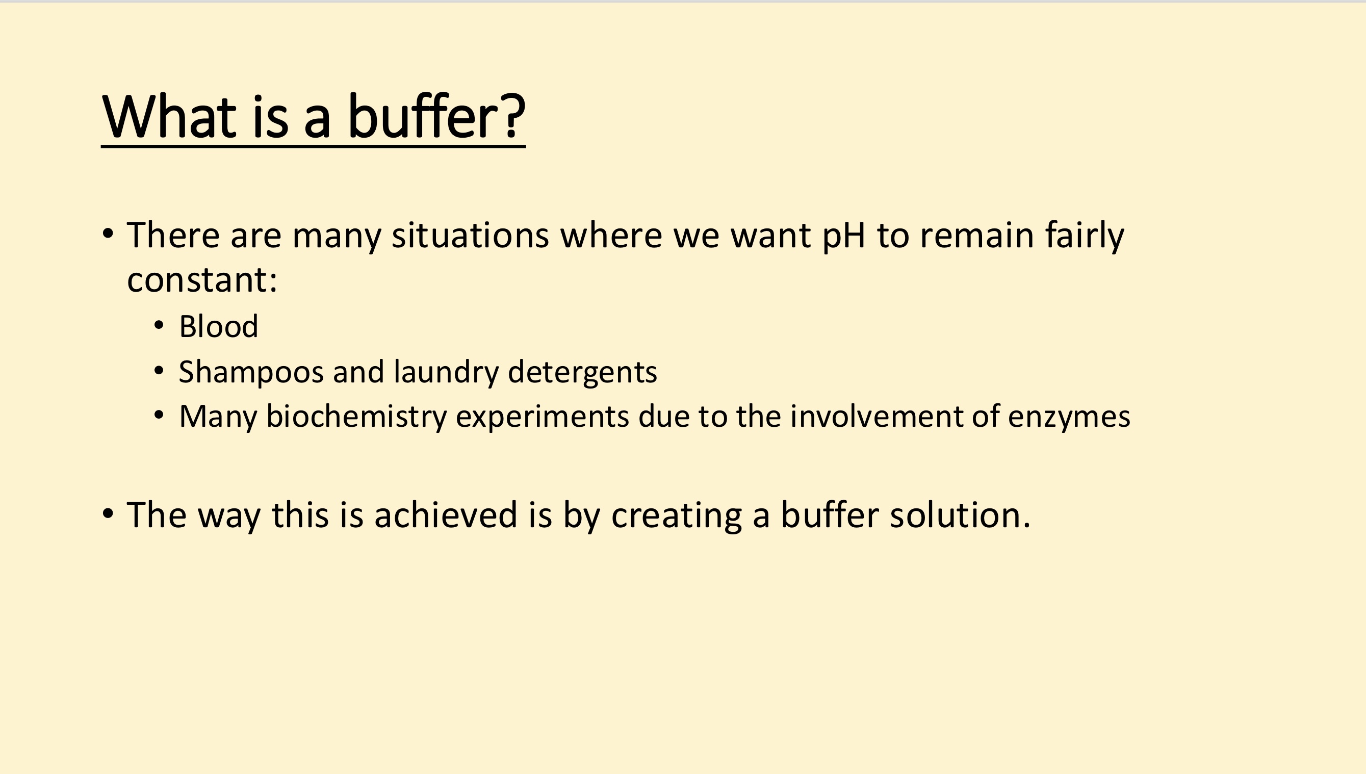 AQA Buffer action A2 lesson PowerPoint | Teaching Resources