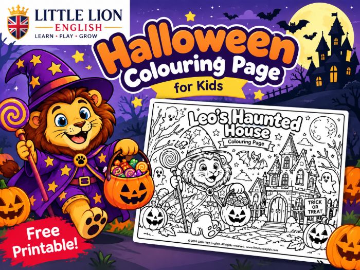 Halloween Colouring Page for Kids