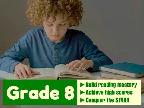 Texas STAAR Reading Practice Test for Grade 8
