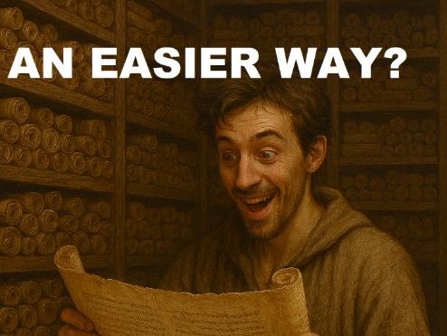 VOCABULARY STORY 793  WAS THERE A SHORTCUT IN READING THE SCROLLS?