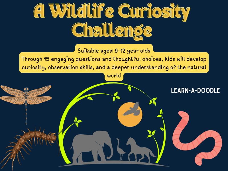Think Like Steve Irwin: A Wildlife Curiosity Challenge, Tick-the-Box!