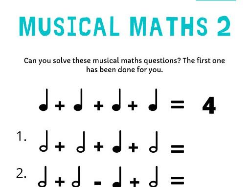 Musical Maths! | Teaching Resources