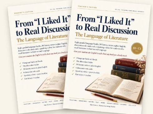 Literature Discussion for ESL- Levels B1–C1