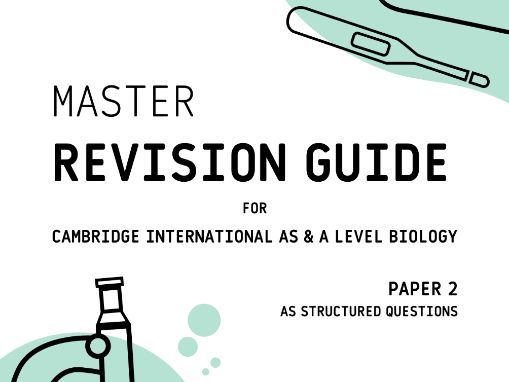 CIE A level Biology Paper 2 Master Revision Guide I Full Analysis of Past Paper 2 from 2018 - 2025