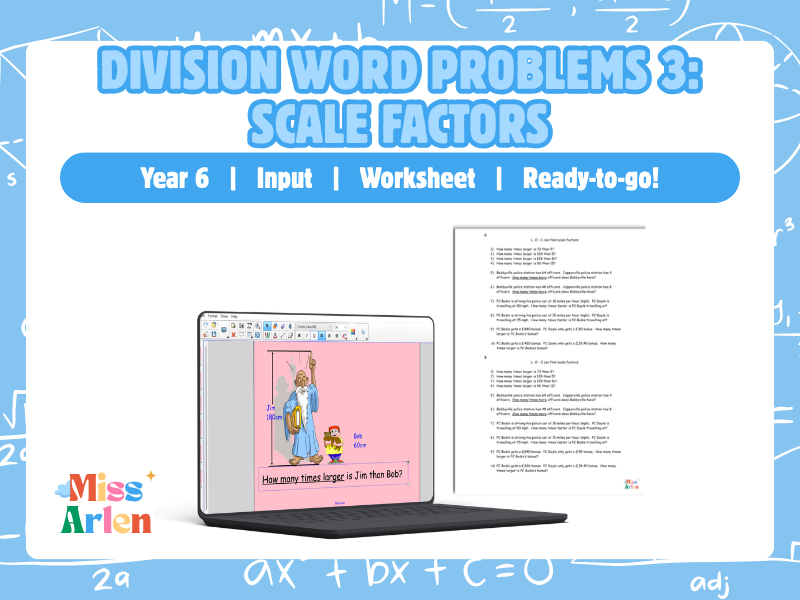 Year 6 Division Word Problems Lesson