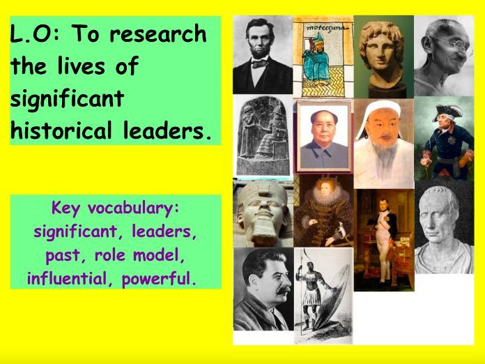 Explore the Impact of Great Leaders Through Engaging Research and Analysis Activities (KS2)