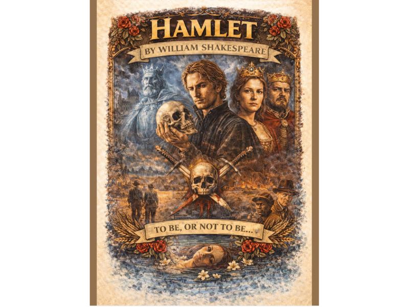 Hamlet by William Shakespeare 18"x24" Poster