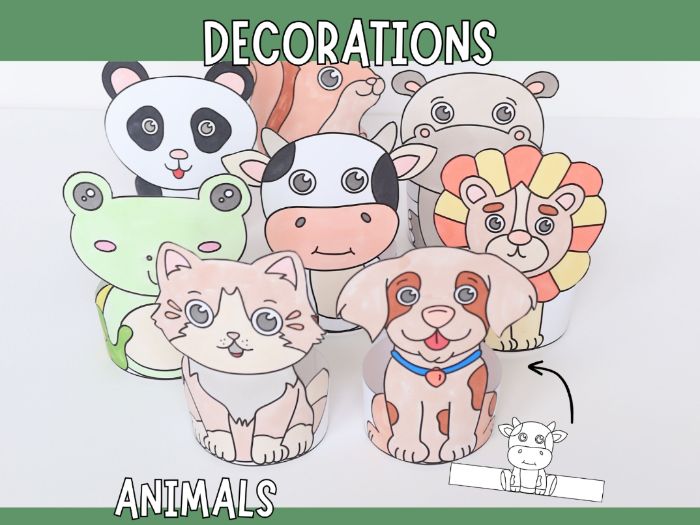 Craft Animals - Decorations