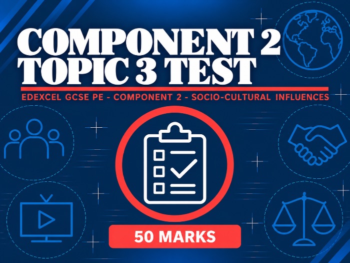 Edexcel GCSE PE Component 2 Topic 3 Socio-cultural Influences Test