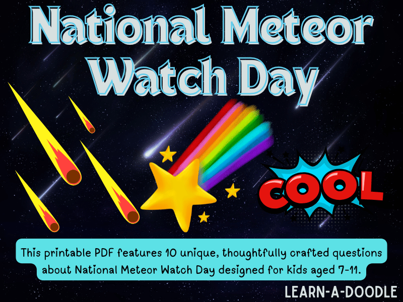 National Meteor Watch Day Questions & Answers for Kids: Explore the Night Sky!