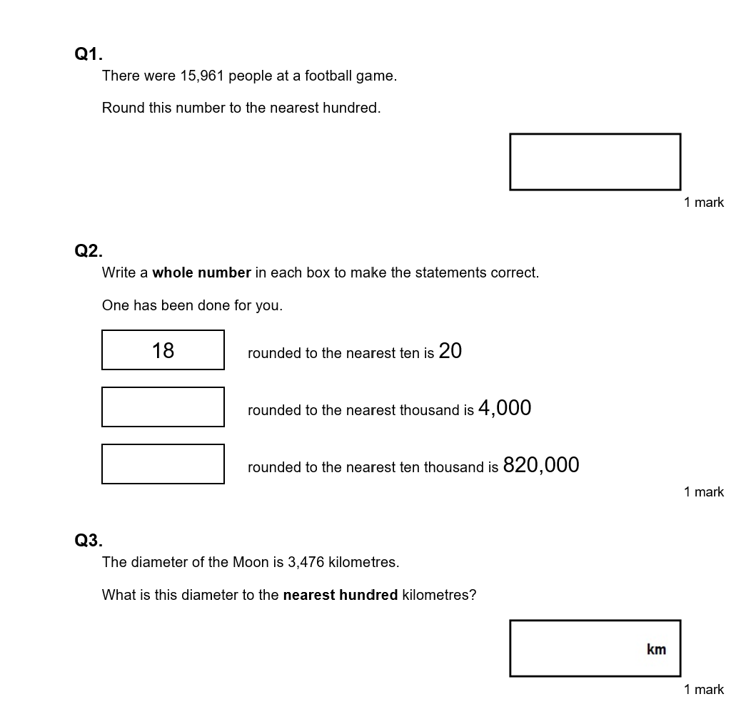 Year 6 Maths Revision for SATs: Rounding | 25 Questions with Answers ...