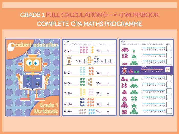 Grade 1 CPA Maths Mastery Workbook