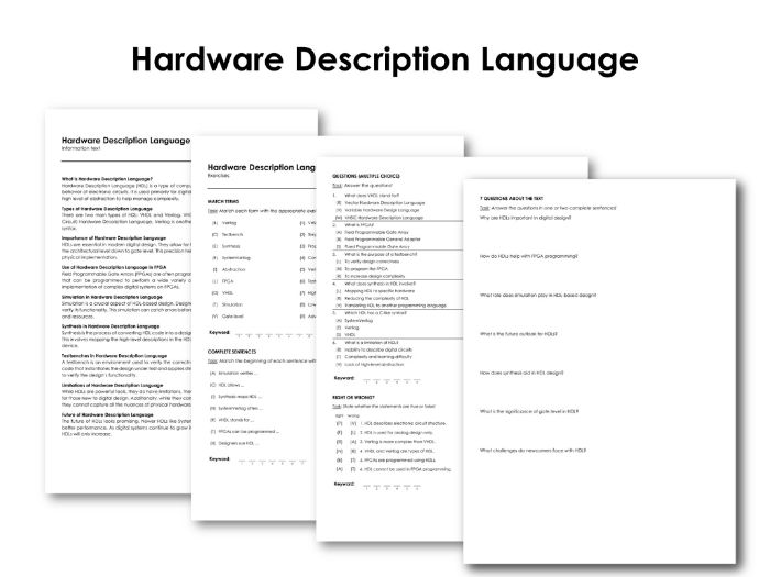 Hardware Description Language Teaching Resources