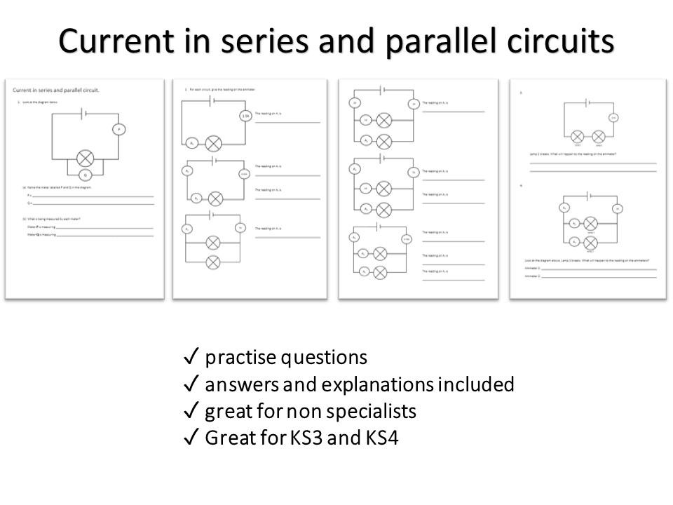 Current in series and parallel circuits