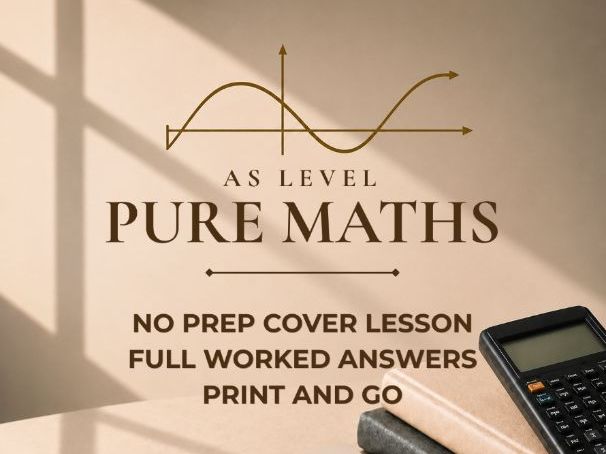 KS5 / AS Level Pure Maths Cover Lesson: Probability of Independent & Dependent Events (No Prep)