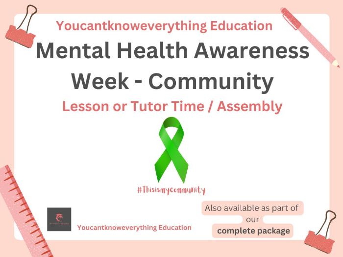 Mental Health Awareness Week - Community