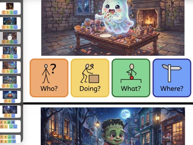 Colorful - Colourful semantics Halloween