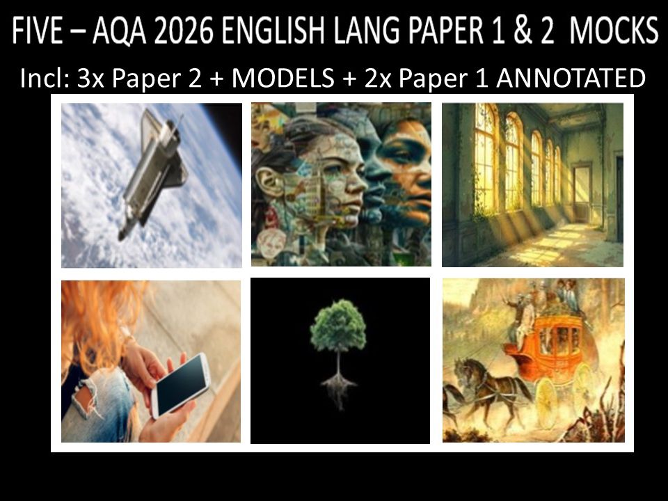 FIVE - AQA PAPER 1 & 2 | 2026 FULL MOCKS | MODELS  |  ANNOTATED