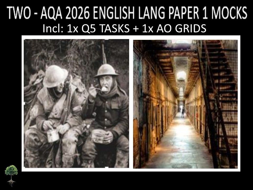 TWO - AQA PAPER 1 | 2026 FULL MOCKS | Q5 TASKS | AO GRIDS