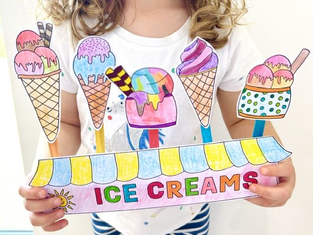 Ice Cream Stand Craft Activity
