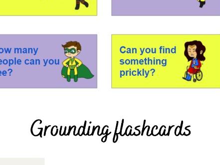 Grounding flash cards