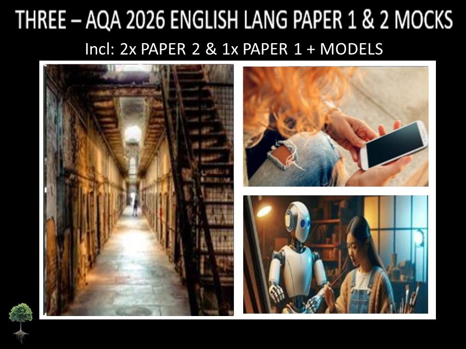 THREE - AQA PAPER 1 & 2 | 2026 FULL MOCKS | MODELS
