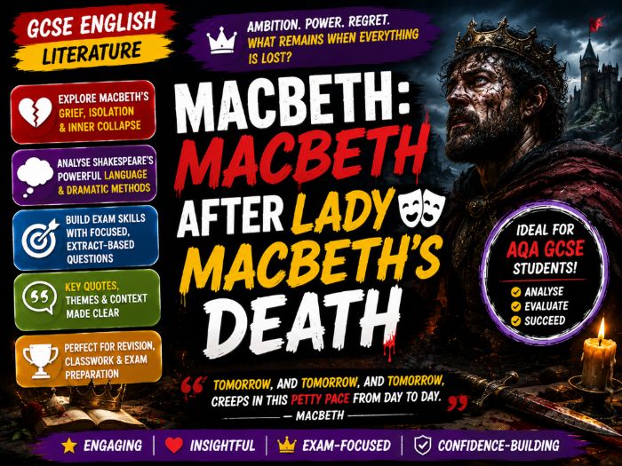 GCSE Macbeth: Macbeth After Lady Macbeth's Death