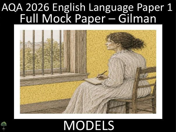 One AQA 2026 GCSE English Language Paper 1 Mock | Models - (Gil - i)