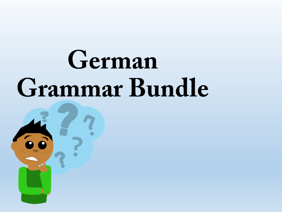 German Grammar GCSE Bundle