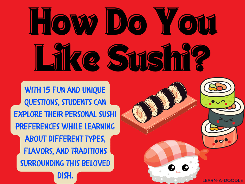 How Do You Like Sushi? A Fun Tick-the-Box Activity for International Sushi Day!