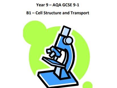 AQA GCSE Biology - B1 - Cell Structure & Transport Workbook