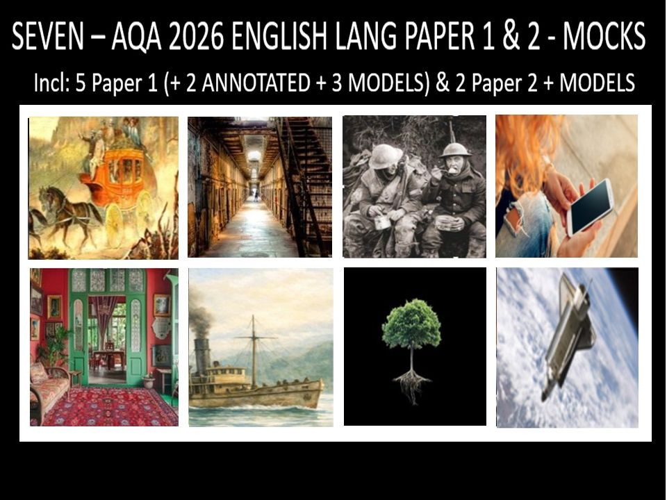 SEVEN - AQA PAPER 1 & 2 | 2026 FULL MOCKS | ANNOTATED | MODELS