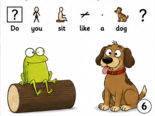 Oi Frog! Adapted with Widgit