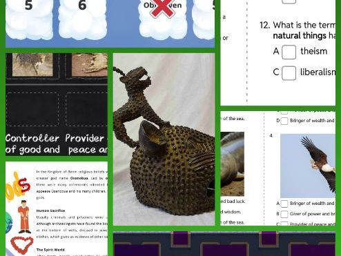 The Kingdom of Benin - Faith and Beliefs Worksheets