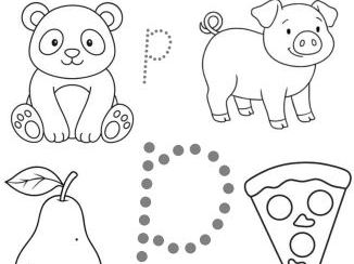 Phonics Support- Initial & End Sound Trace & Colour Sheet