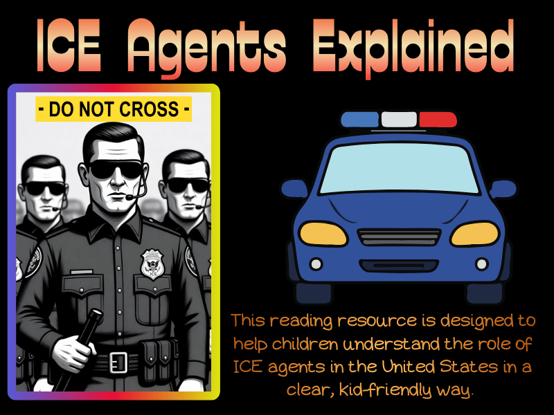ICE Agents Explained for Kids: Informational Text & Vocabulary (Grades 2–5)