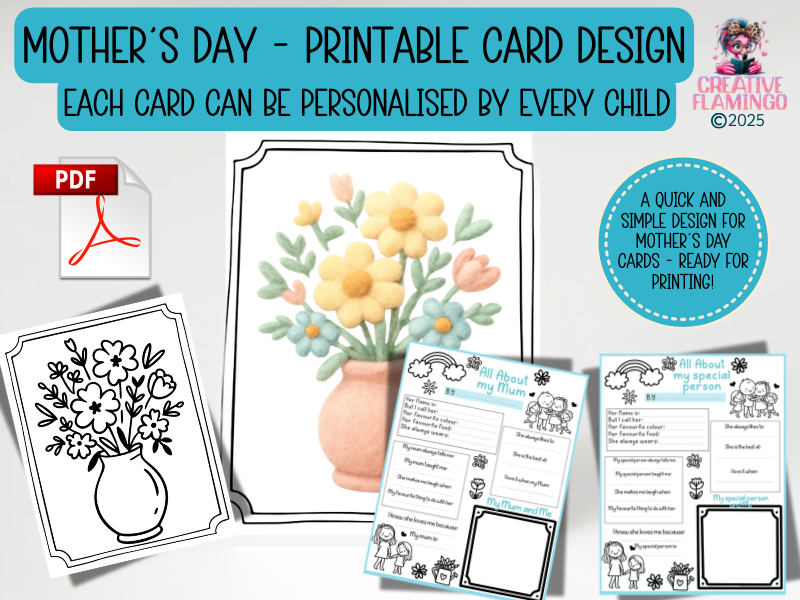 Mother's Day-Printable Card Design