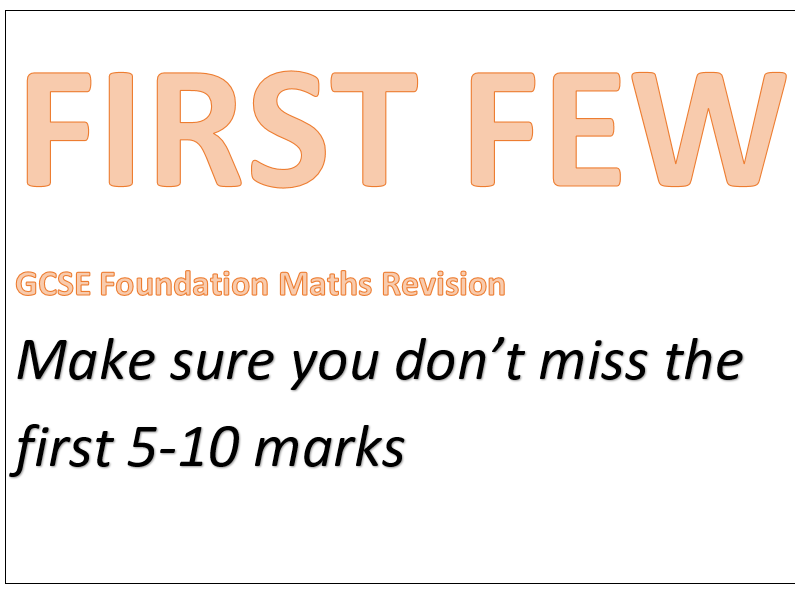 Basic Practice Qs GCSE Maths Foundation Questions pg 1 Teaching