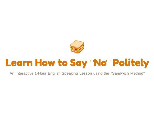 How to Say ''No'' Politely in English