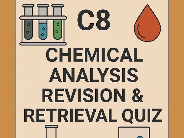 AQA C8 Chemical Analysis Rev & Ret Quiz