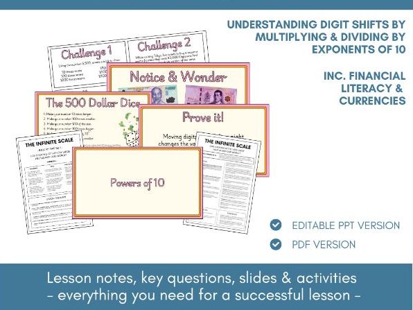 Powers of 10 | Place Value | Lesson Notes, Slides & Activities