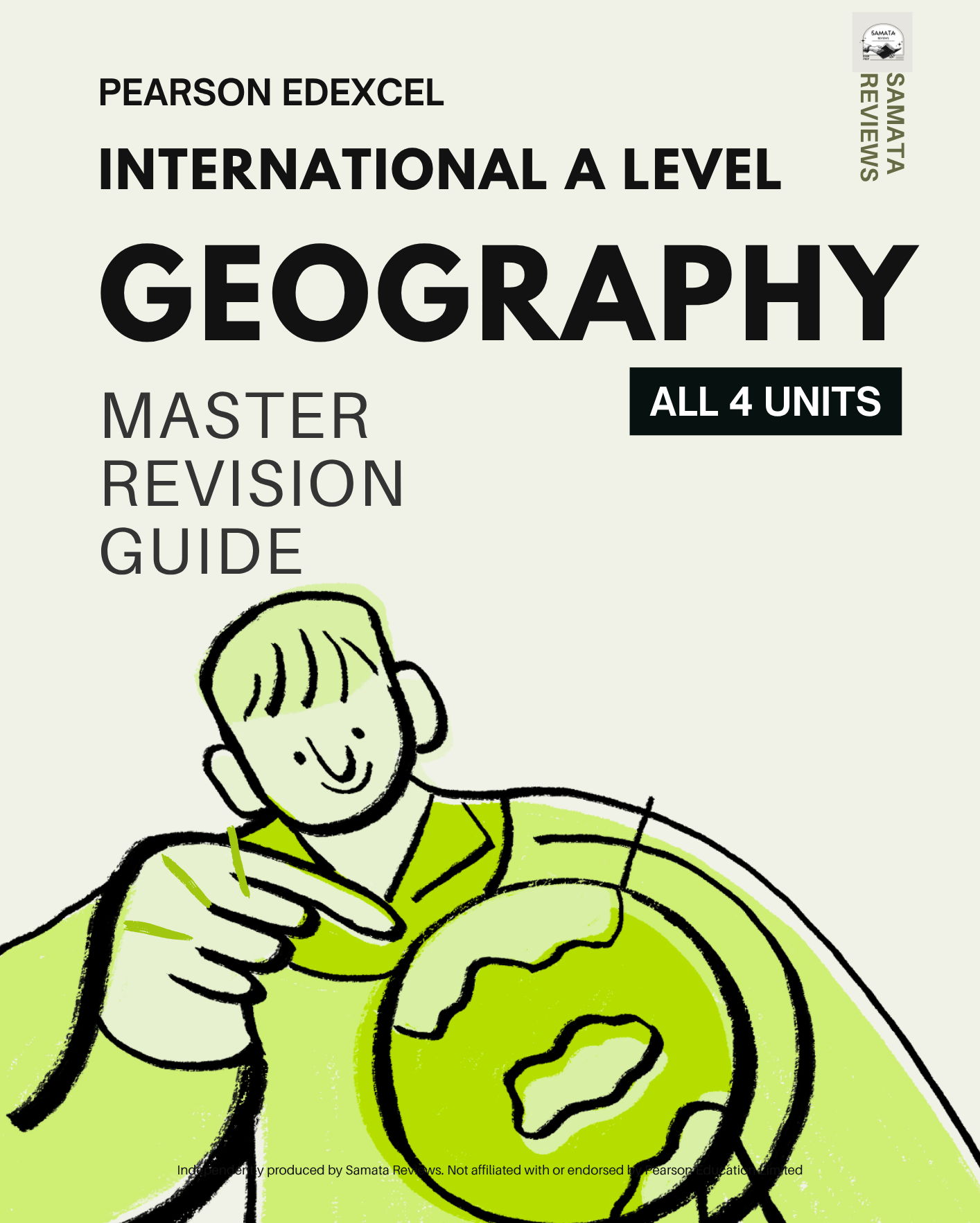 Pearson Edexcel IAL Geography Complete Revision Bundle: Units 1–4 (WGE01, WGE02, WGE03, WGE04) – Master Revision Guides with Skills & Fieldwork Toolkits, Model Answers & Grade-Boundary Intelligence