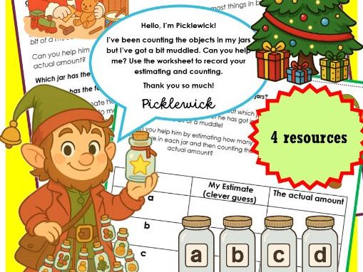 Maths Challenge - Counting and estimating Yr 1