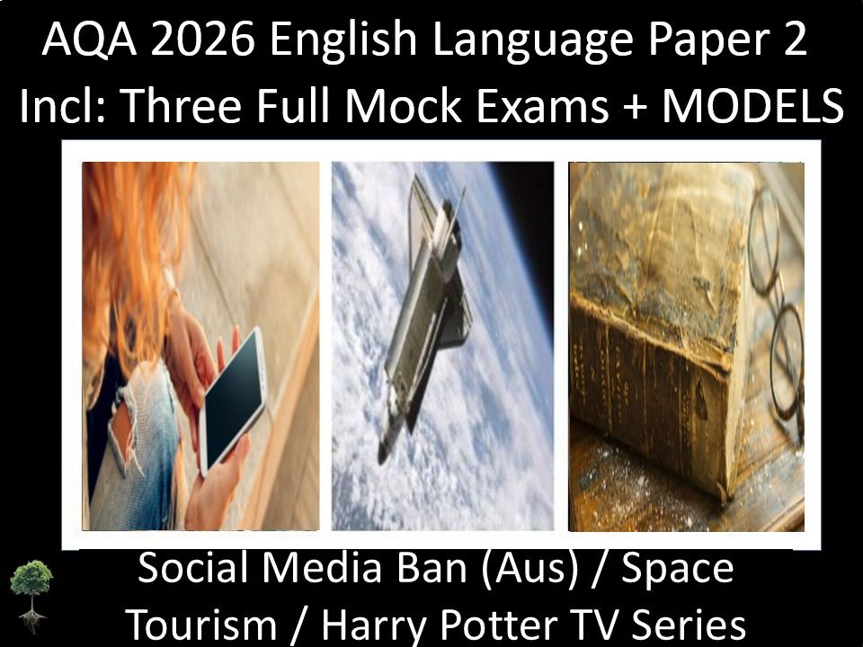 Three AQA 2026 English Language Paper 2 Mocks | MODELS