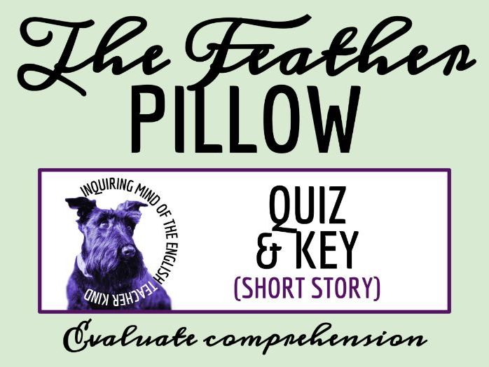 "The Feather Pillow" by Horacio Quiroga Quiz and Answer Key | Psychological Horror Story